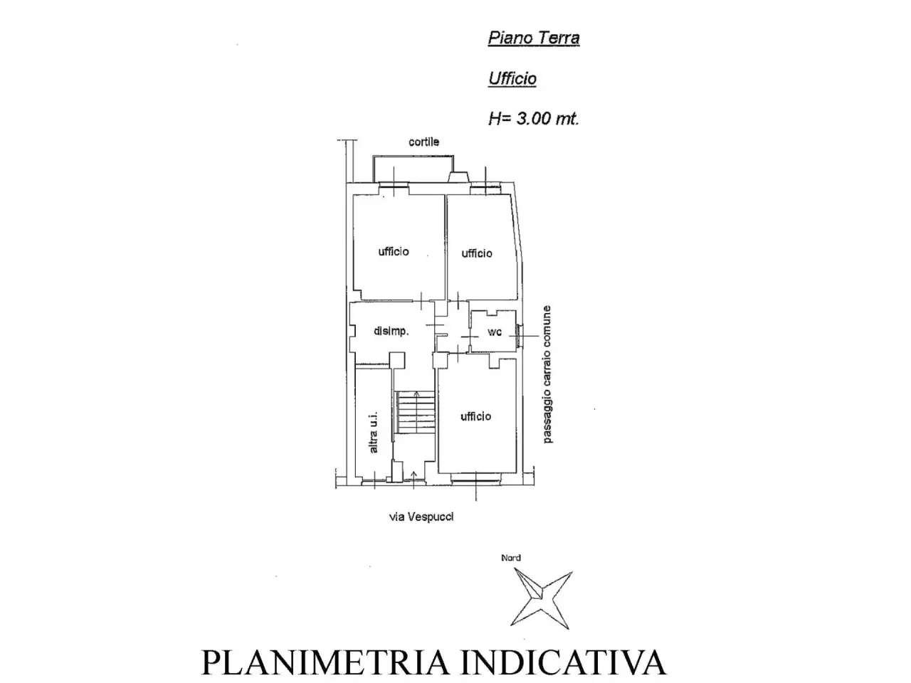 Magazzino in Via Amerigo Vespucci, Torino, {3} - Planimetria 1