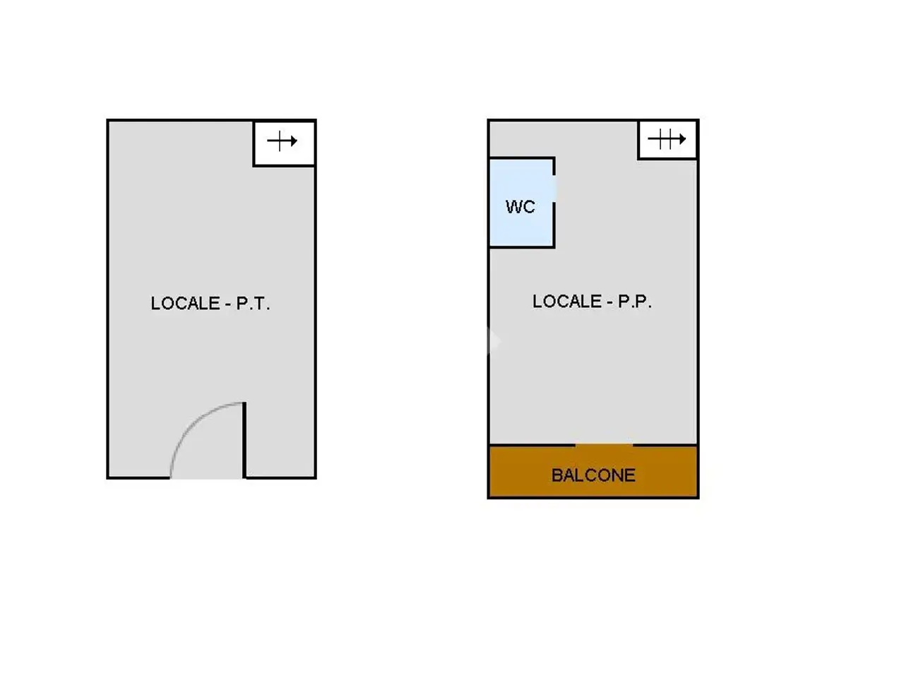 Negozio in Via P. Gesugrande 11, Balestrate, {3} - Planimetria 1