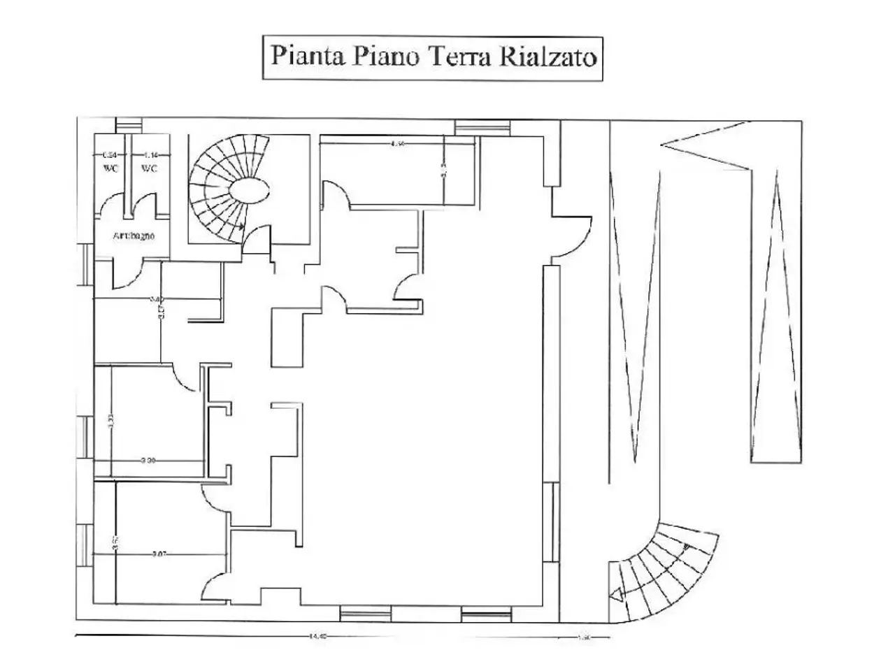 Negozio in Corso Italia 131, Montalto Uffugo, {3} - Planimetria 1