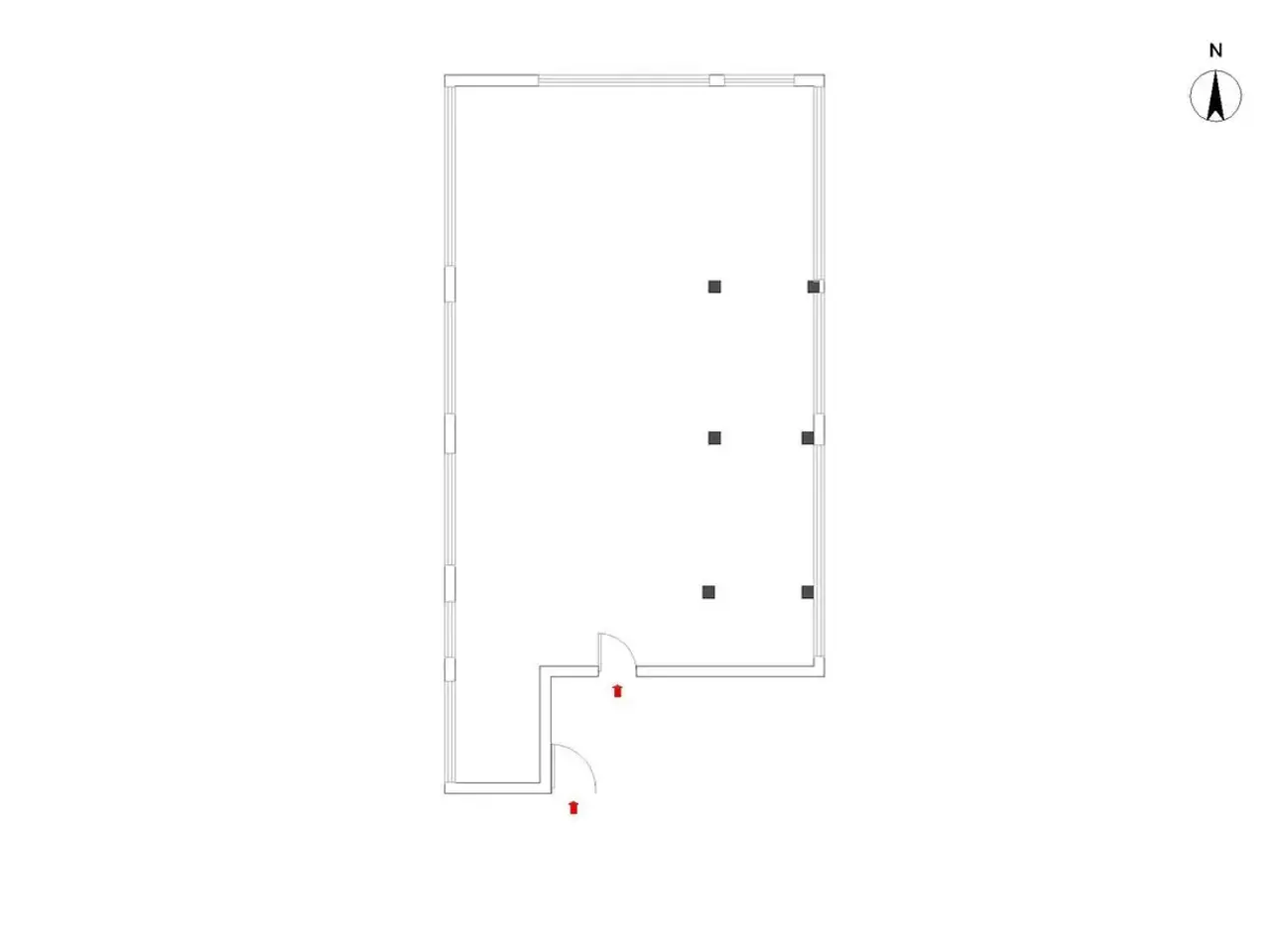 Negozio in Via Sant'Elia, Melzo, {3} - Planimetria 1