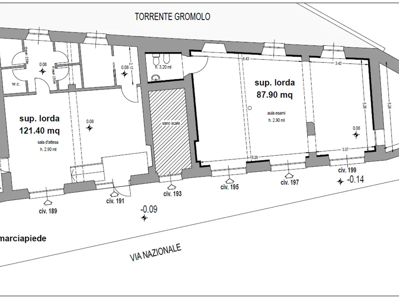 Negozio in Via Nazionale 187, Sestri Levante, {3} - Planimetria 1