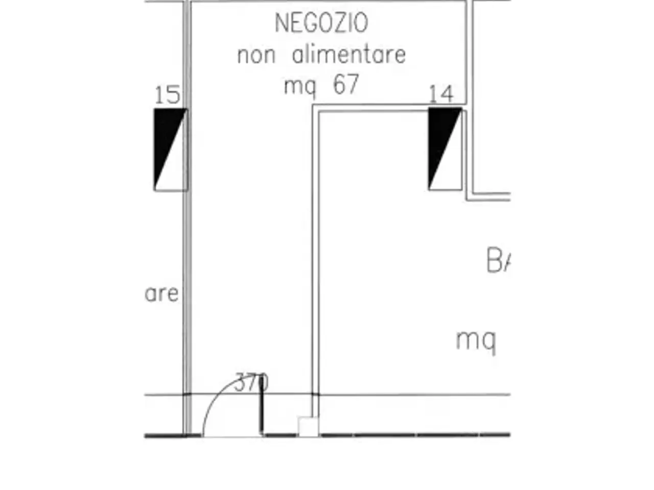 Parrucchiere in , Cormano, {3} - Planimetria 1