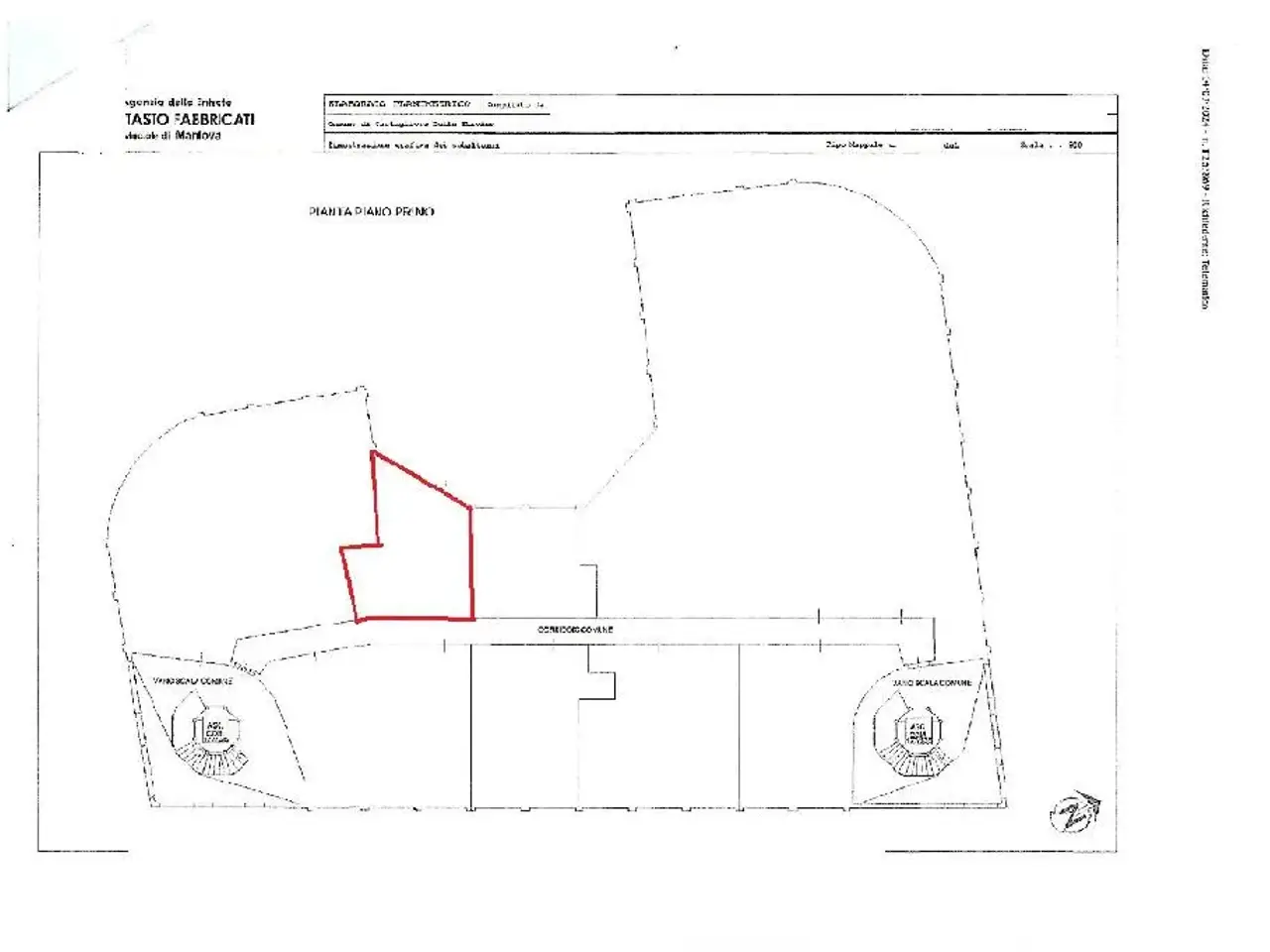Ufficio in Via Donatori di Sangue 11, Castiglione Delle Stiviere, {3} - Planimetria 1