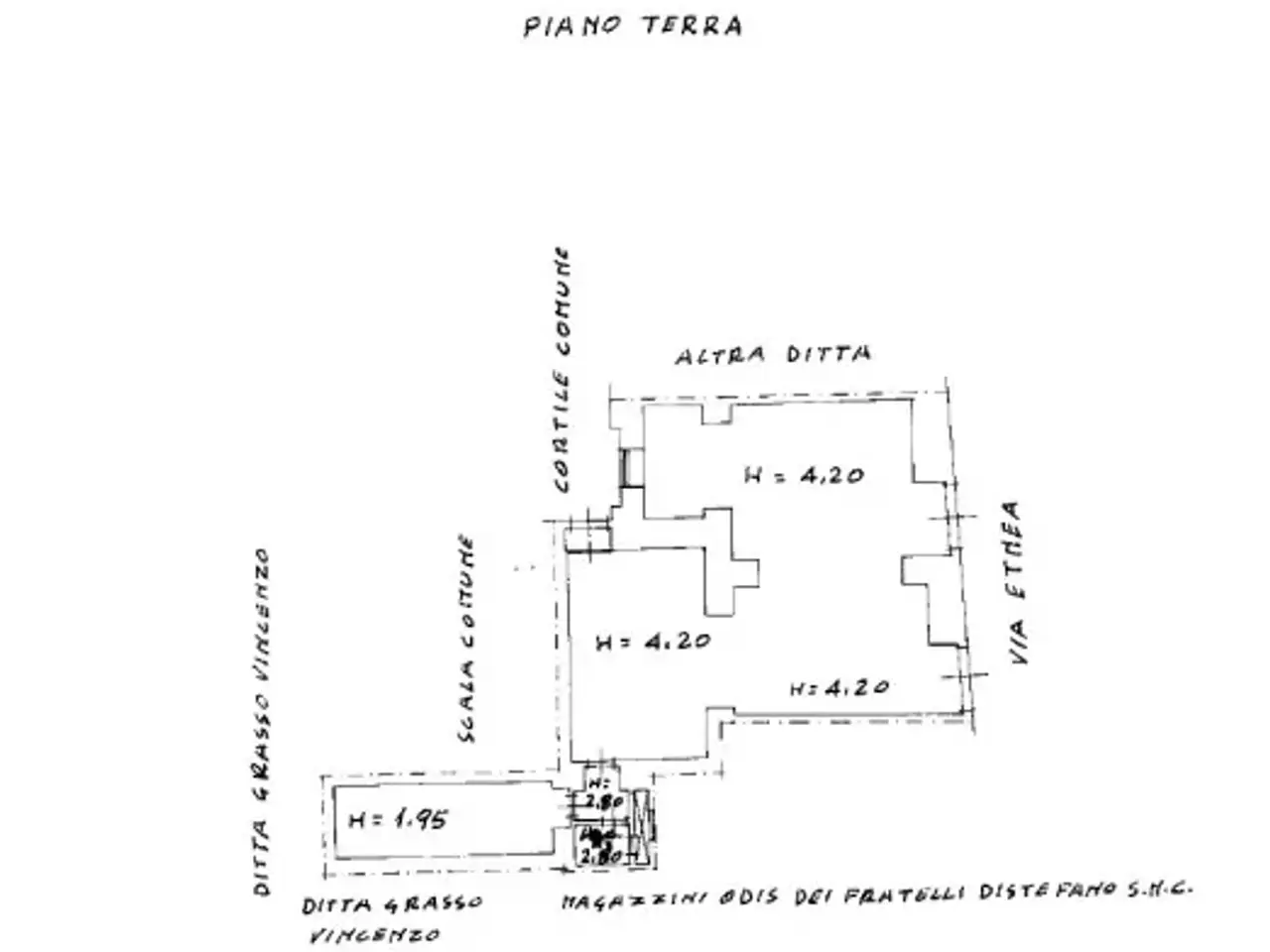 Negozio in Via Etnea 408, Catania, {3} - Planimetria 1