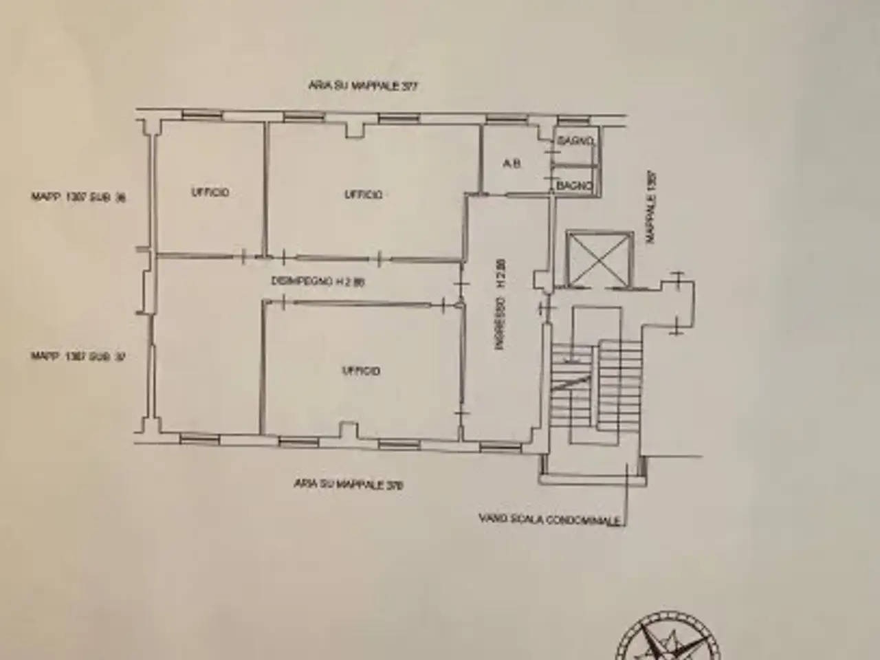 Ufficio in Via del Molo 64/B, La Spezia, {3} - Planimetria 1