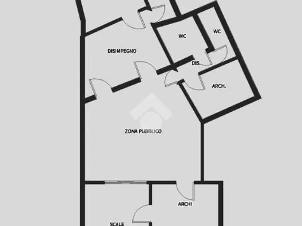 Negozio in Via San Pietro 75, Padova, {3} - Planimetria 1