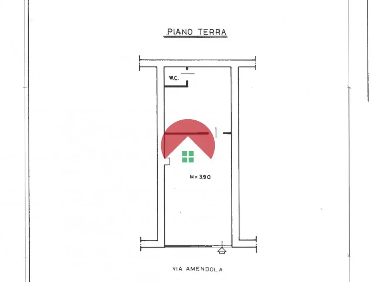 Negozio in Via Giovanni Amendola, Matera, {3} - Planimetria 1