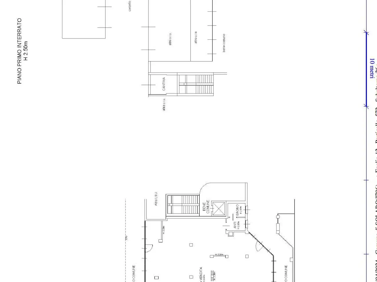 Negozio in Alessandro Manzoni 20, Solaro, {3} - Planimetria 1