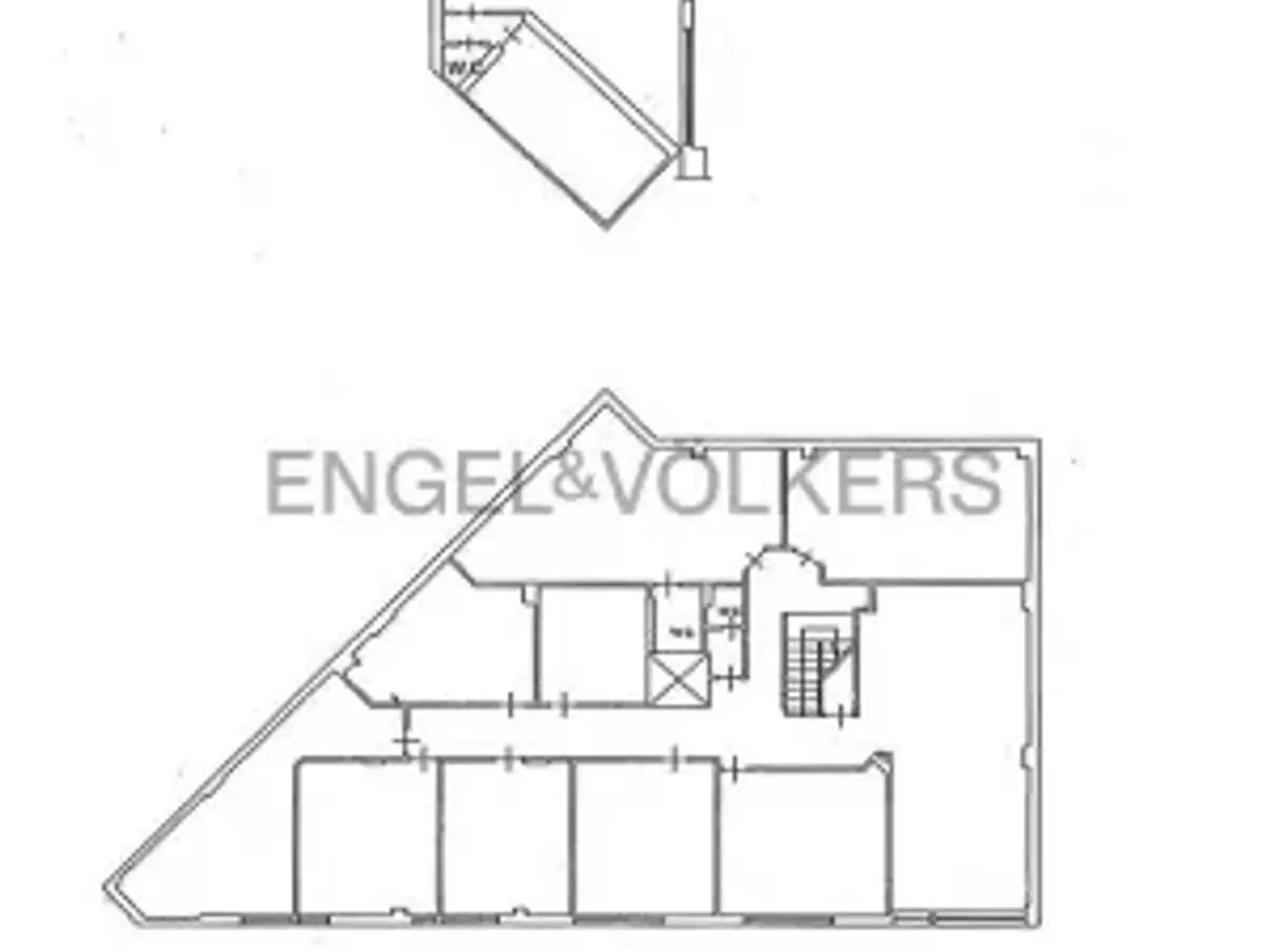 Negozio in Via degli Aldobrandeschi, Roma, {3} - Planimetria 1