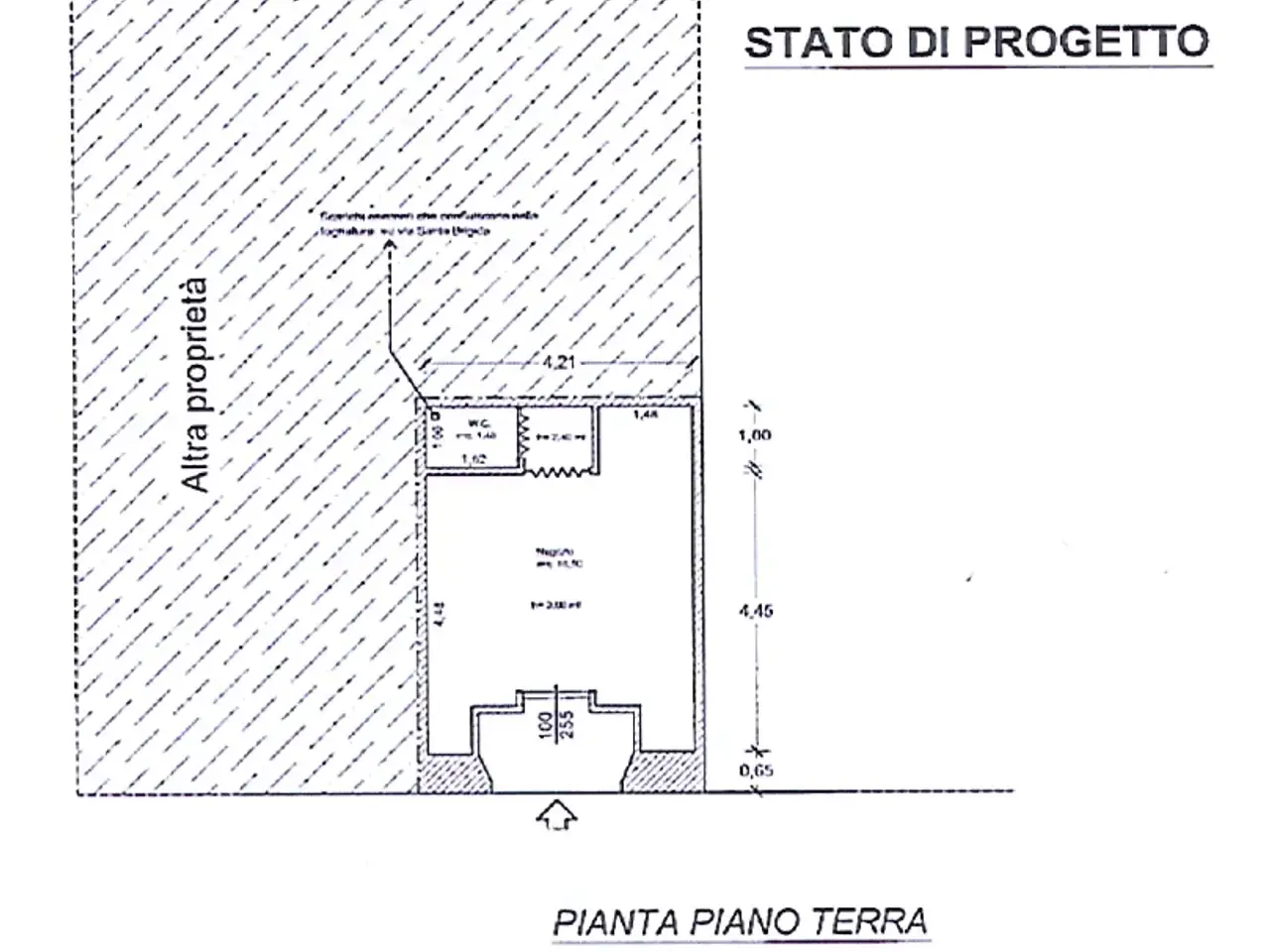 Locale commerciale in , Lamporecchio, {3} - Planimetria 1