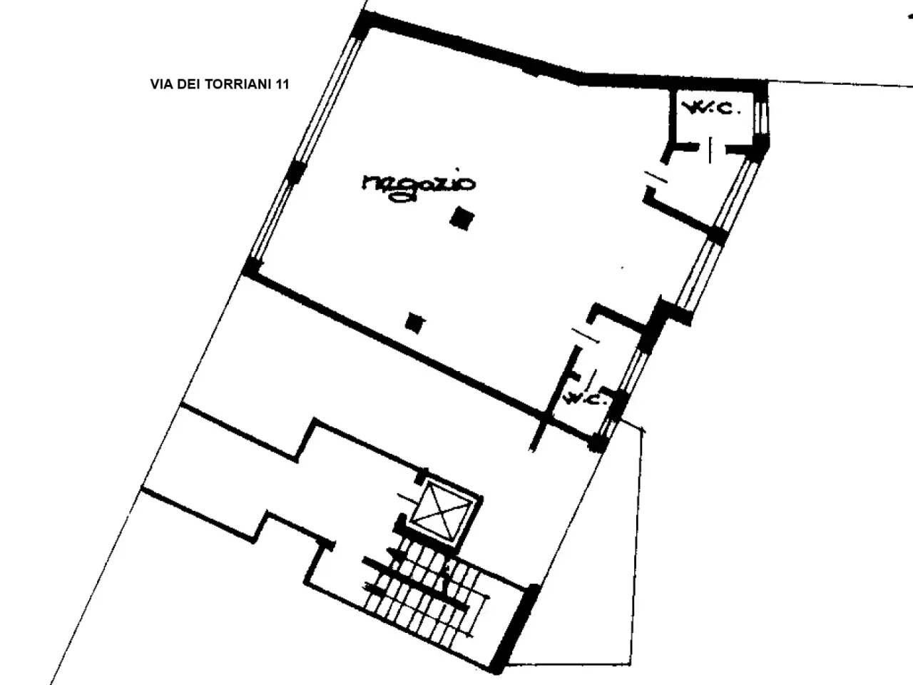 Negozio in Via dei Torriani 11, Udine, {3} - Planimetria 1