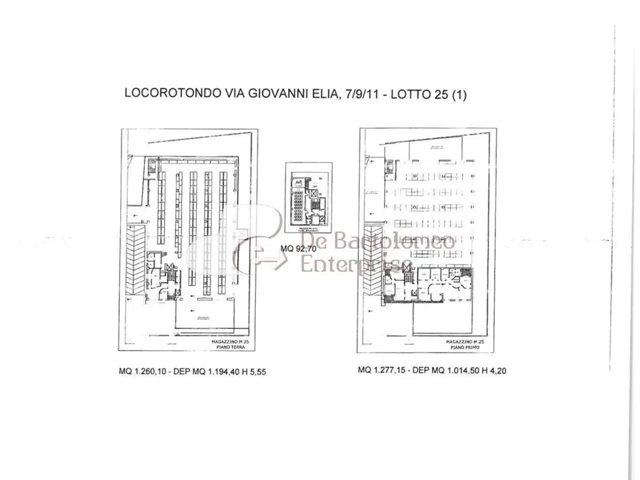 Capannone in Via Giovanni Elia, Locorotondo, {3} - Planimetria 1