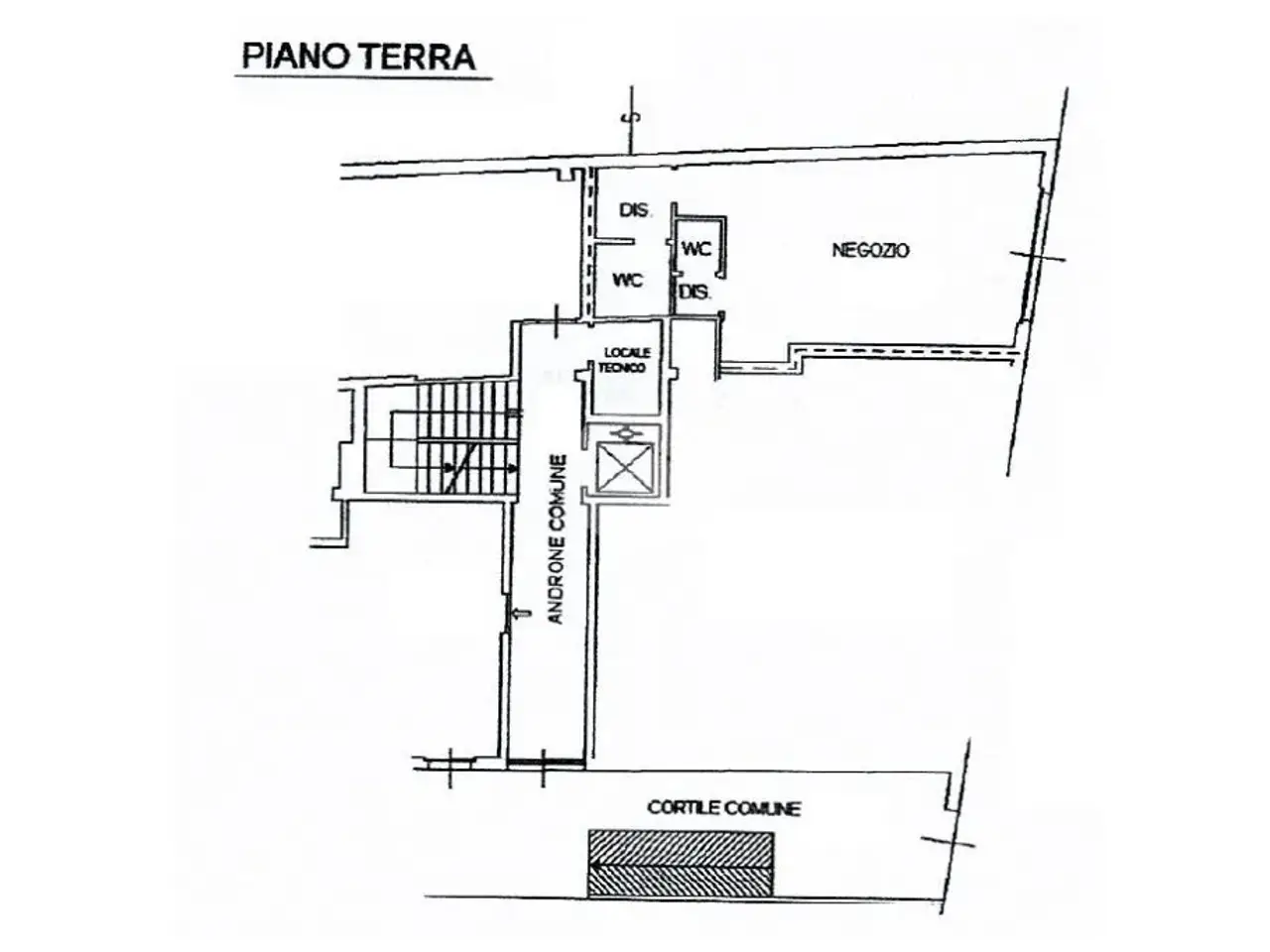 Negozio in Via Gramsci 32, Casalpusterlengo, {3} - Planimetria 1