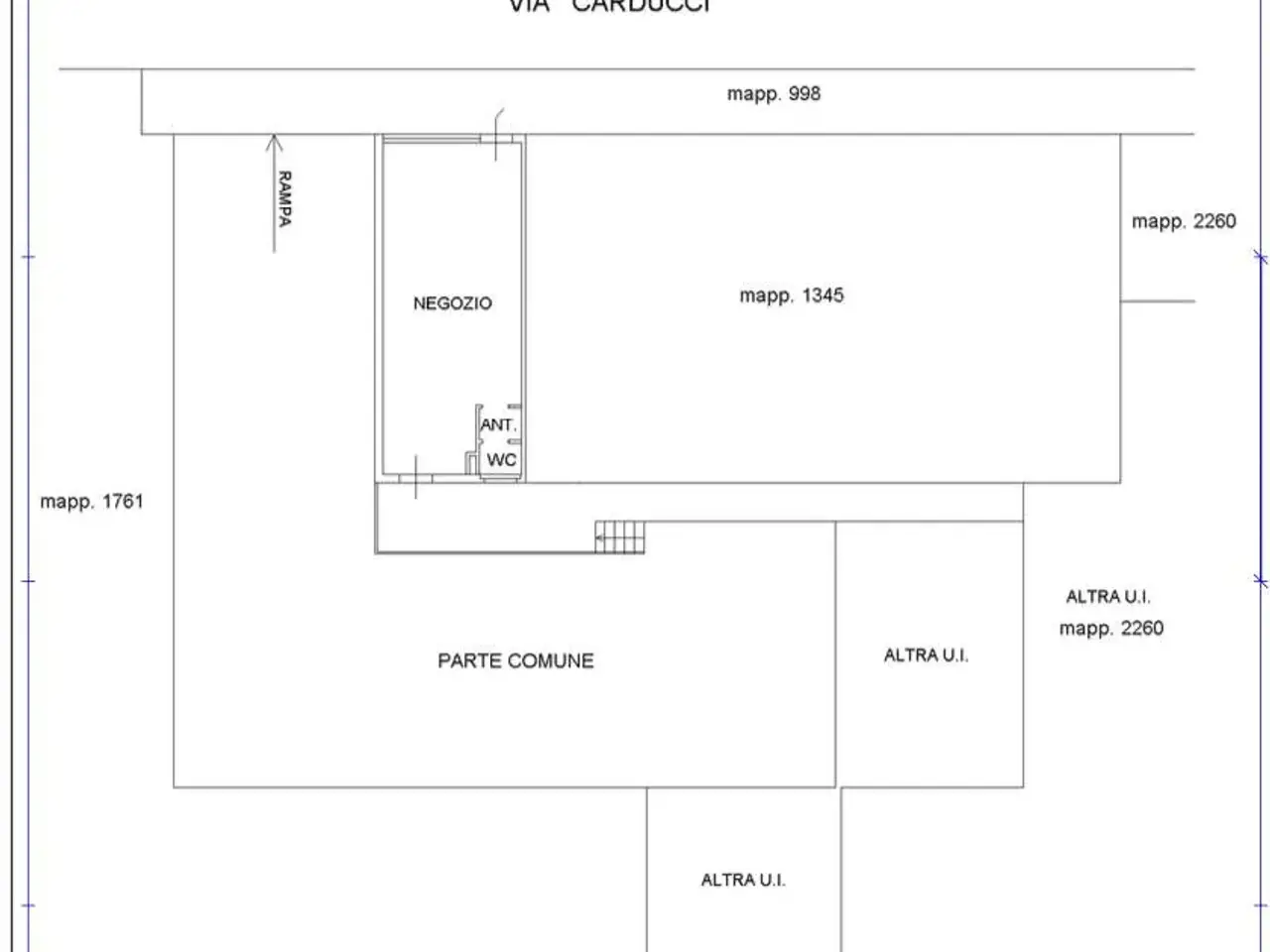 Negozio in Via Carducci, Vidigulfo, {3} - Planimetria 1