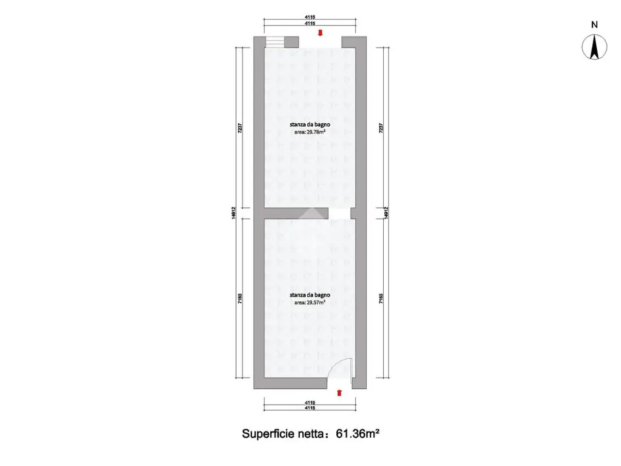 Negozio in Corso Vittorio Emanuele 68, Pomigliano D'Arco, {3} - Planimetria 1