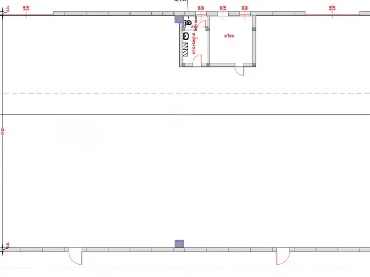 Capannone in Via Lodi, Arzago D'Adda, {3} - Planimetria 1