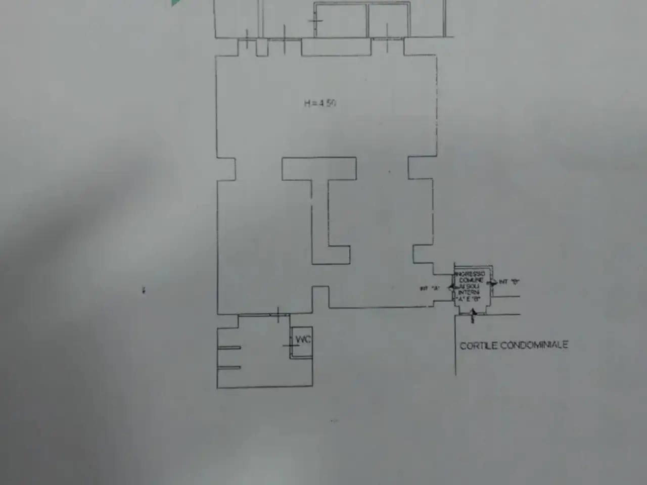 Magazzino in Corso Garibaldi, Napoli, {3} - Planimetria 1