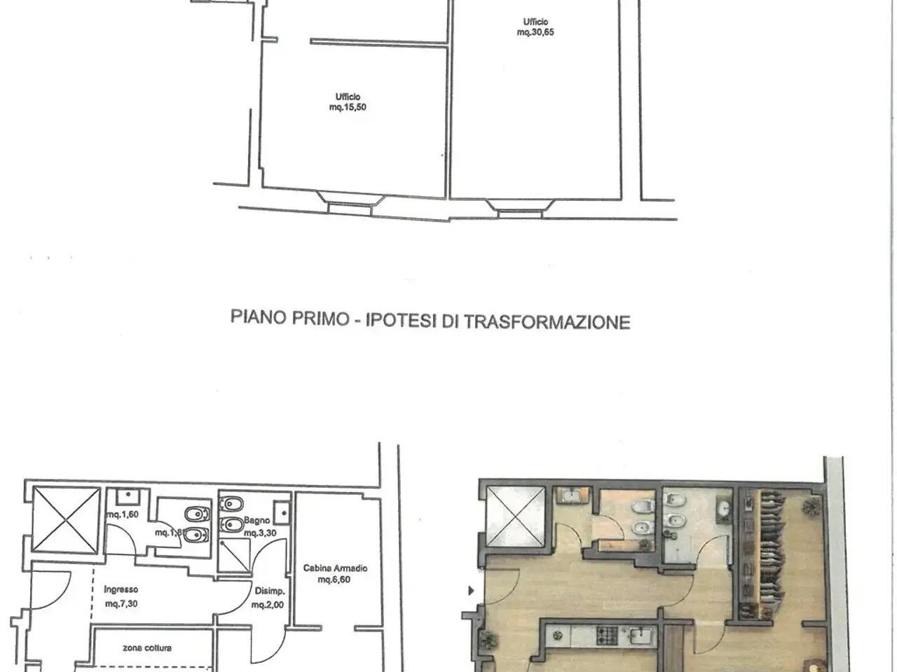 Ufficio in Piazza Martiri della Liberta' 7, Faenza, {3} - Planimetria 1