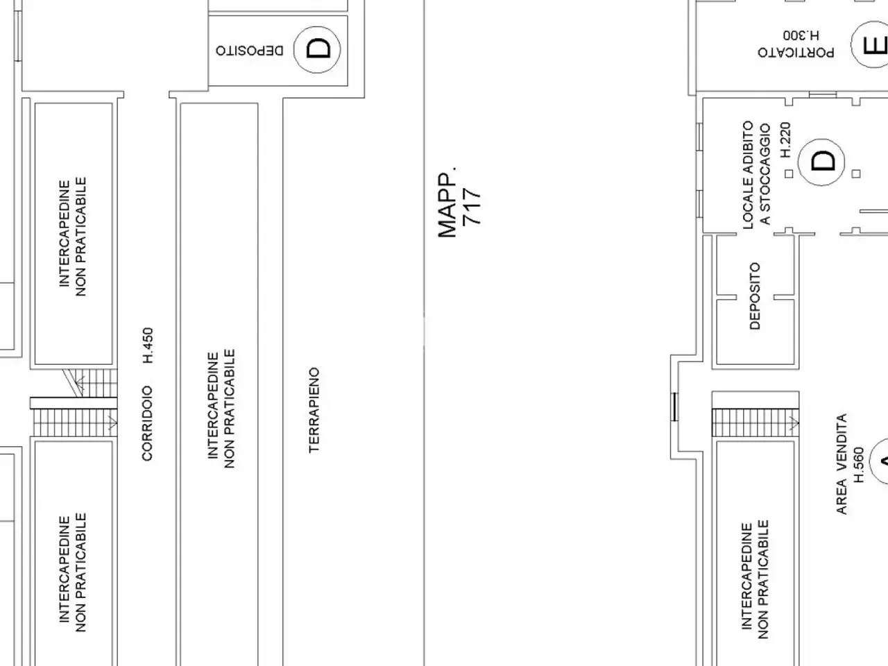 Palazzina commerciale in Via San Carpoforo, Gabiano, {3} - Planimetria 1