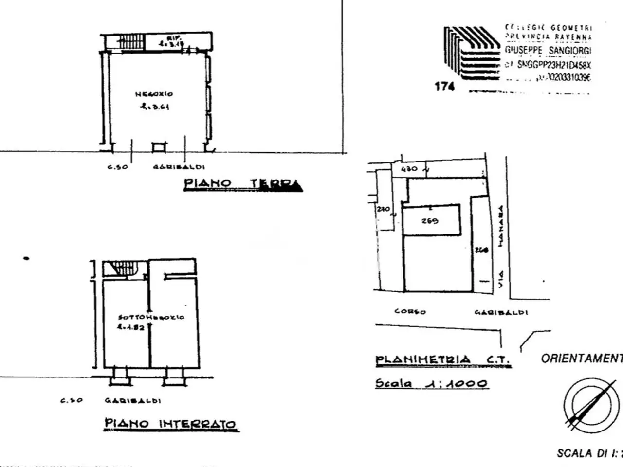 Negozio in Corso Garibaldi 16, Faenza, {3} - Planimetria 1