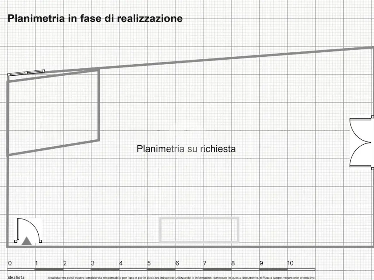 Negozio in Via V. Emanuele II 17, Roncadelle, {3} - Planimetria 1