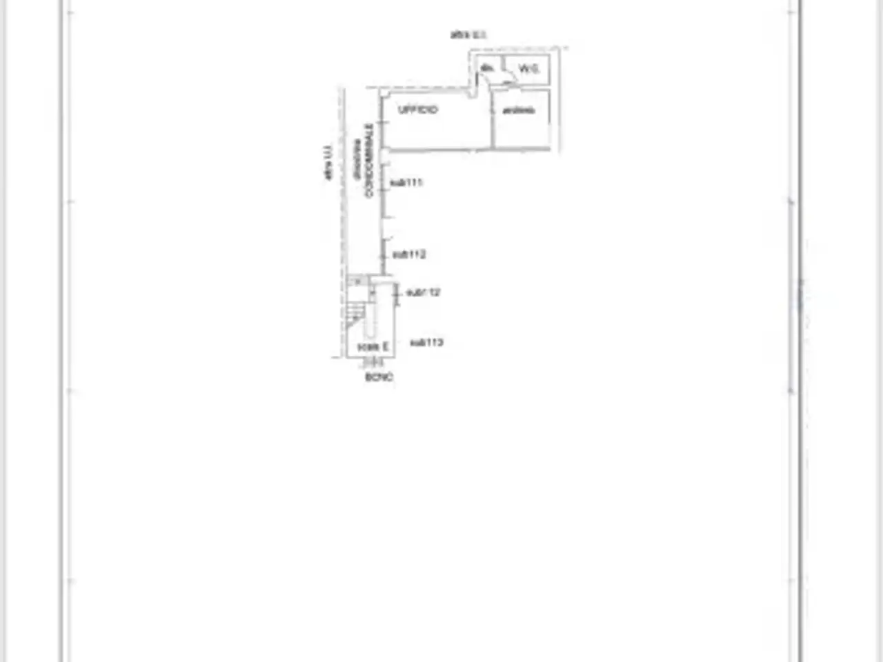 Ufficio in Via Gaetano Sgarlata 5, Palermo, {3} - Planimetria 1
