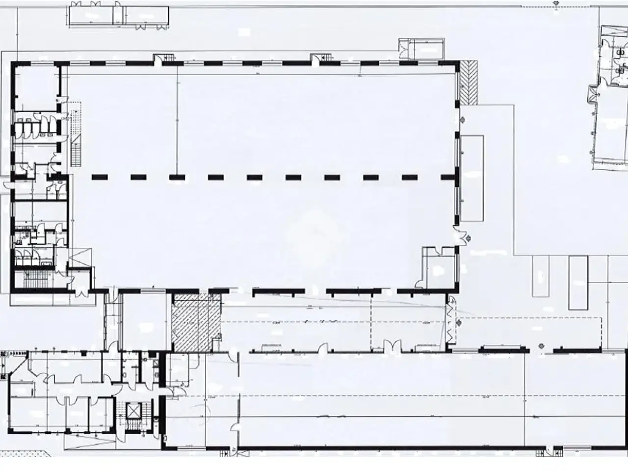 Capannone in Via Colombara 1, San Giuliano Milanese, {3} - Planimetria 1