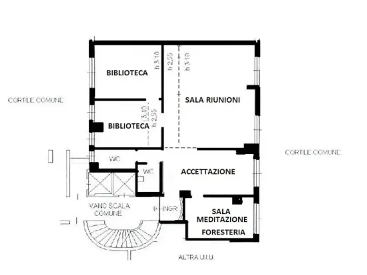 Ufficio in Via Ruggero Boscovich 55, Milano, {3} - Planimetria 1