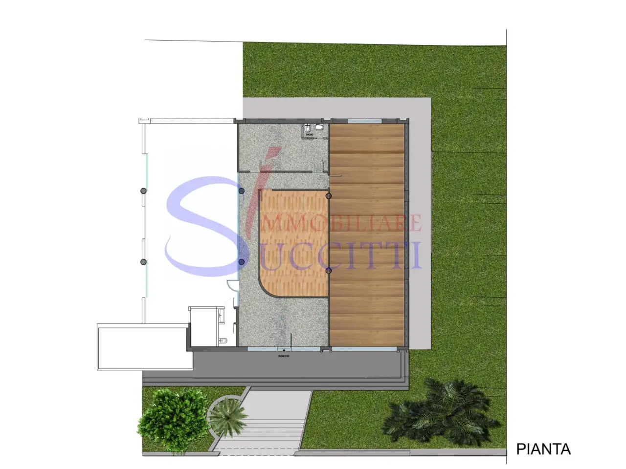 Negozio in Via Raffaello Sanzio, Tortoreto, {3} - Planimetria 1