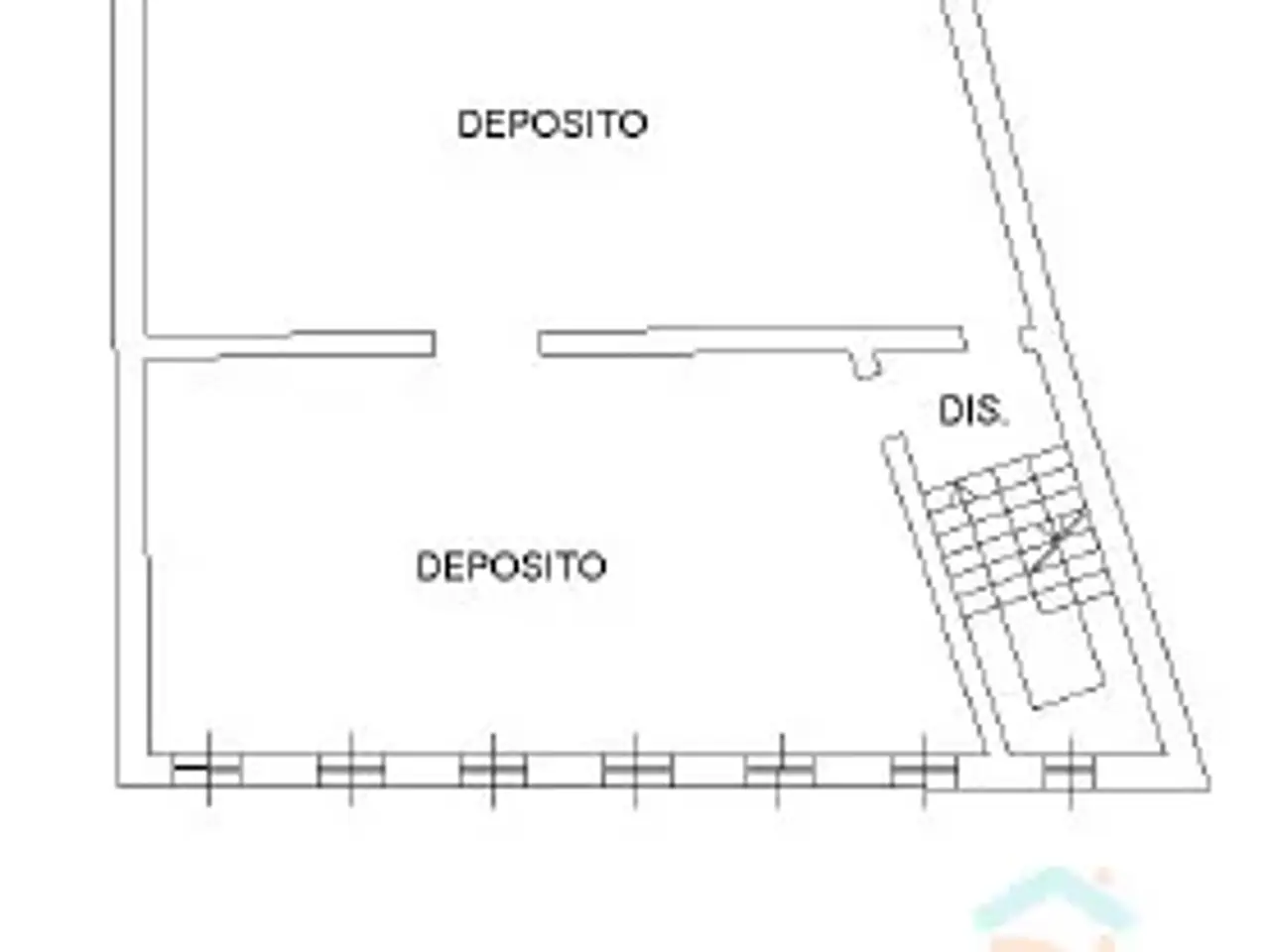 Magazzino in Via Giuseppe Verdi CIV. 47-51a, Ruda, {3} - Planimetria 1