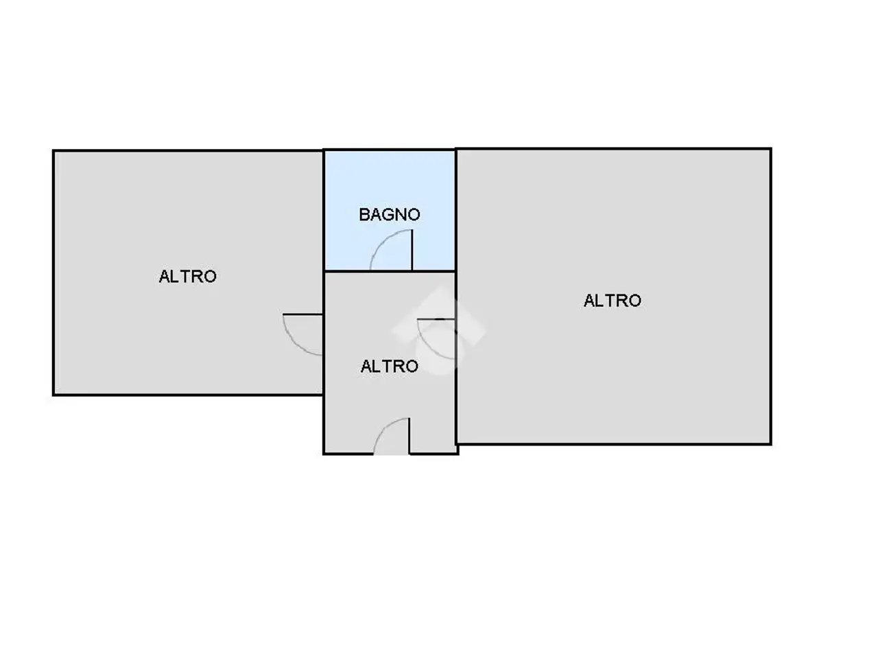 Ufficio in Via Giuseppe Garibaldi 45, Gambettola, {3} - Planimetria 1