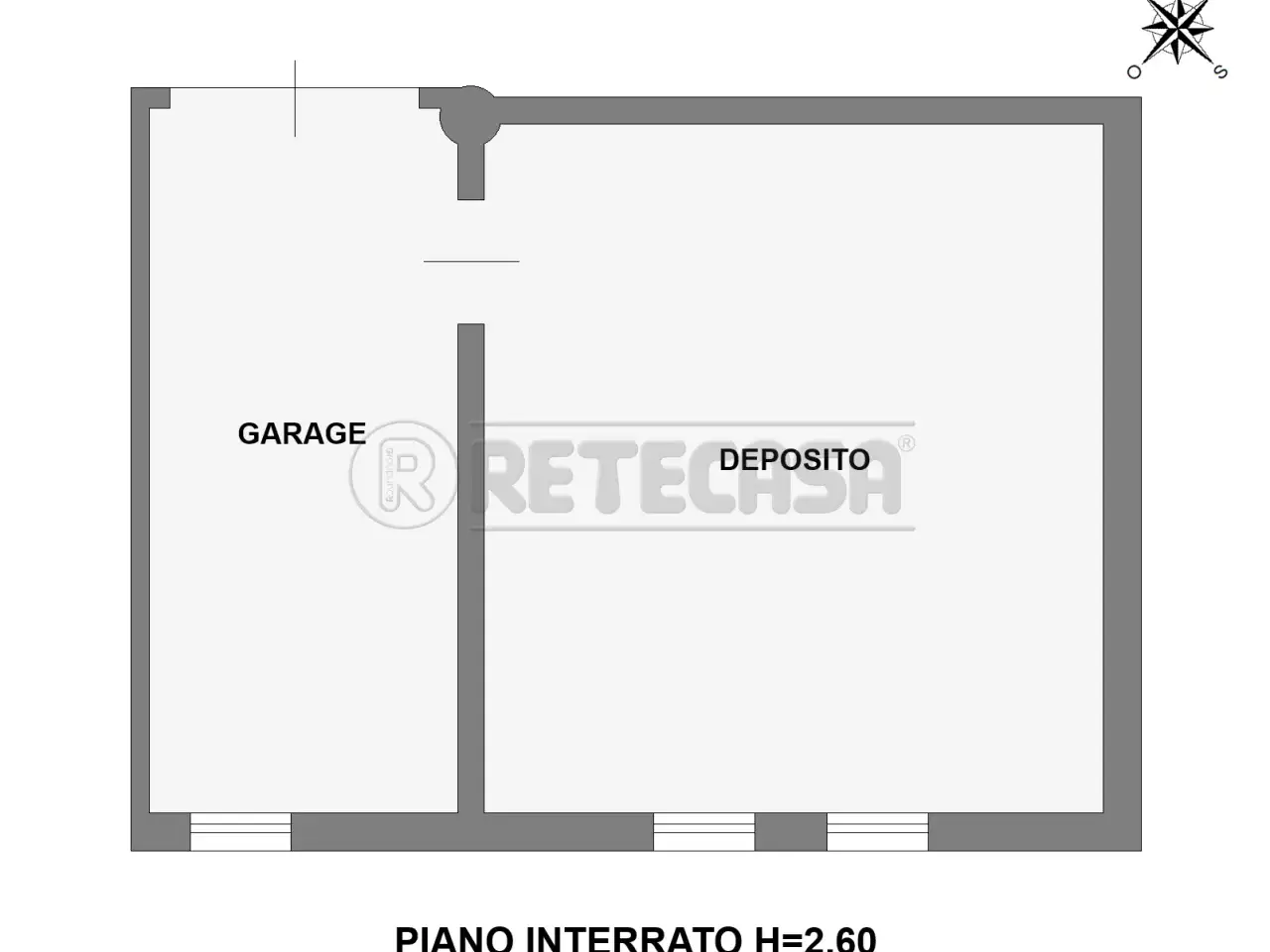 Parcheggio chiuso in Via Germania 22, Vigonza, {3} - Planimetria 1