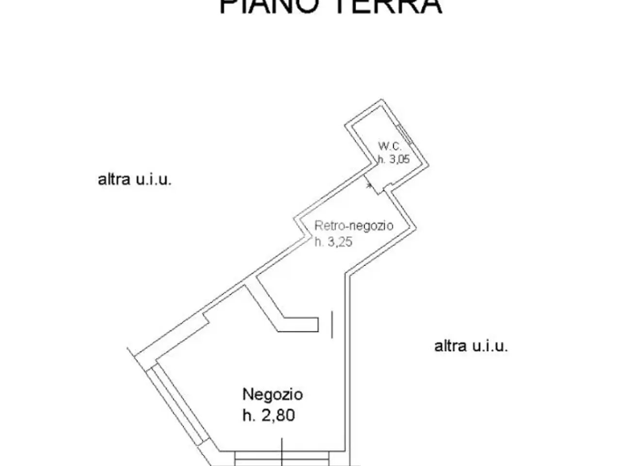 Negozio in Via del Cronaca, Firenze, {3} - Planimetria 1
