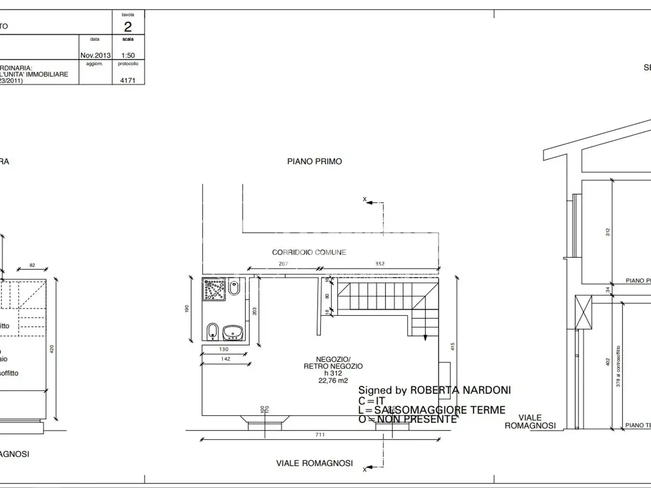 Negozio in , Salsomaggiore Terme, {3} - Planimetria 1