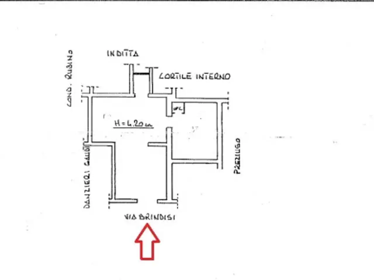 Negozio in Via Brindisi 13, Foggia, {3} - Planimetria 1