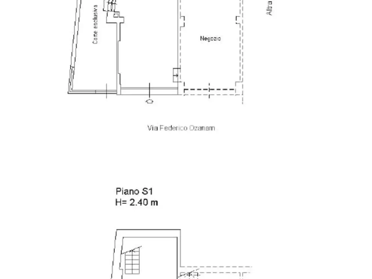 Negozio in VI Federico Ozanam 86, Roma, {3} - Planimetria 1