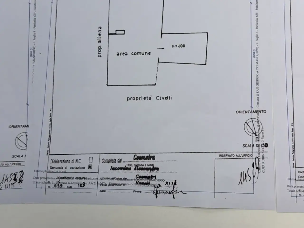 Magazzino in Via San Martino, San Giorgio A Cremano, {3} - Planimetria 1
