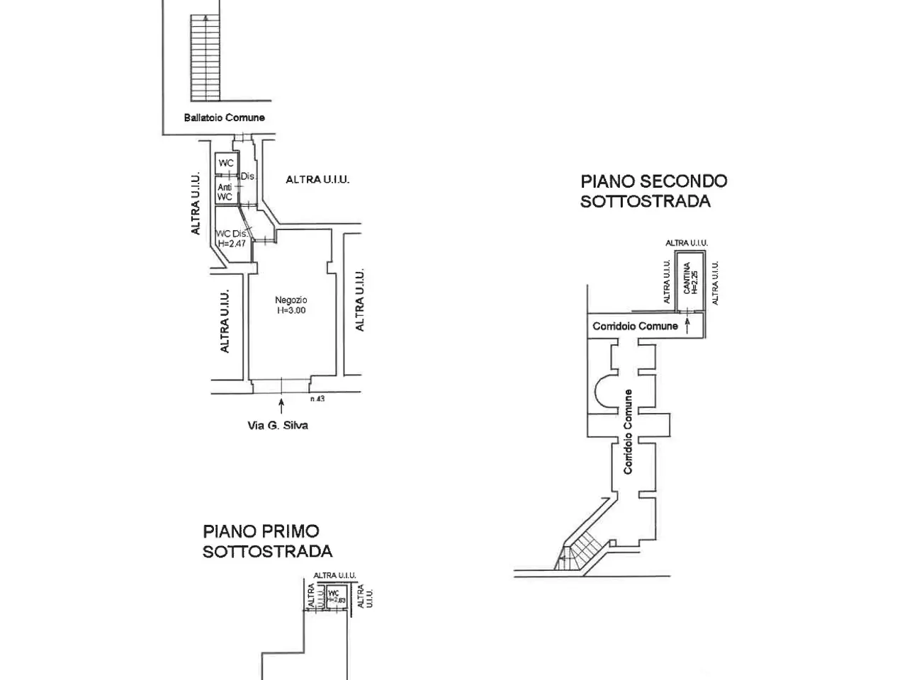 Ristorante - Pizzeria - Pub in Via Guglielmo Silva 43, Milano, {3} - Planimetria 1