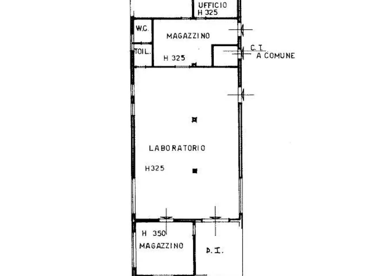 Negozio in Via Calamandrei 18, Pieve A Nievole, {3} - Planimetria 1