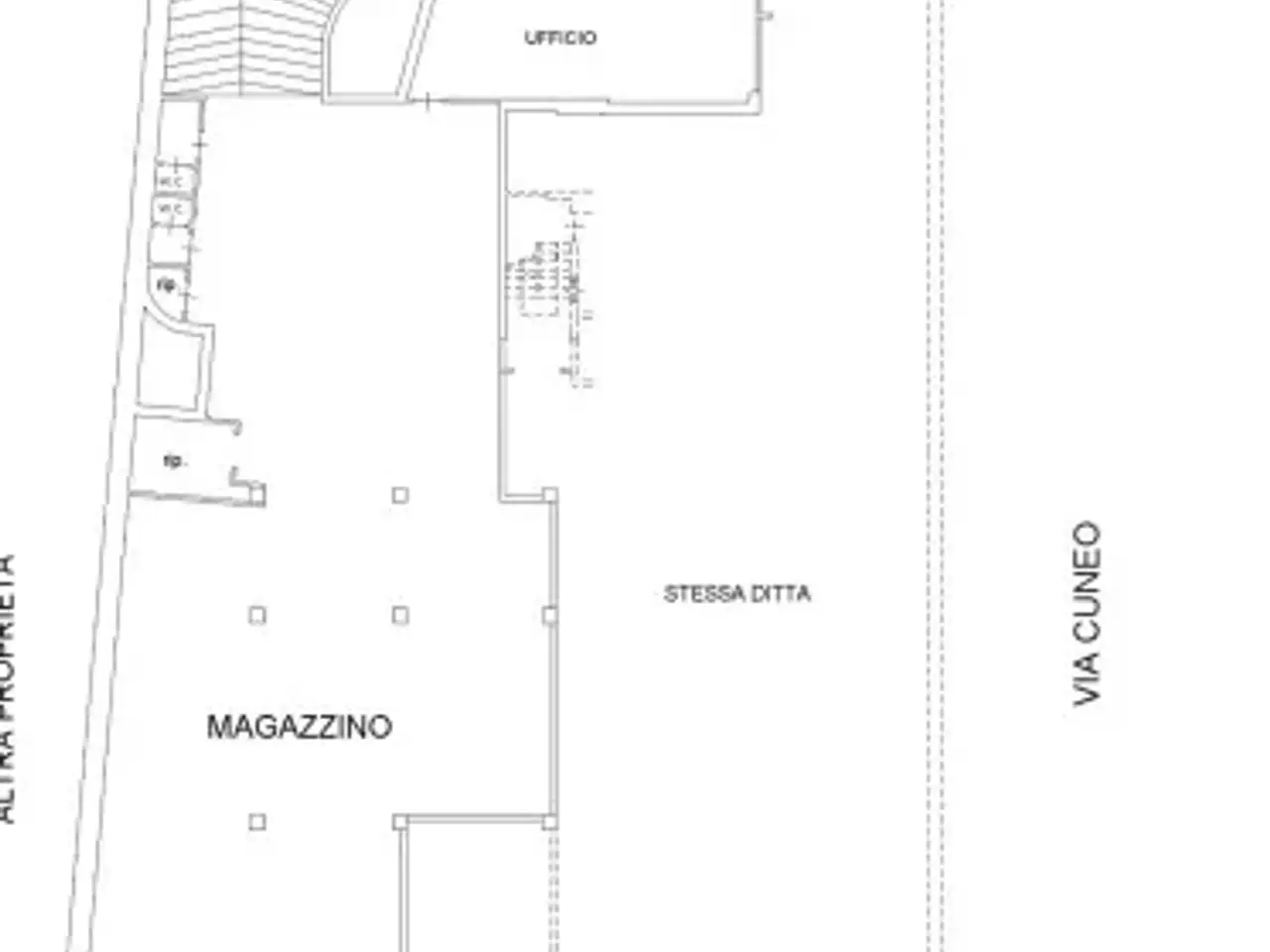 Negozio in Via Cuneo 19, Nichelino, {3} - Planimetria 1