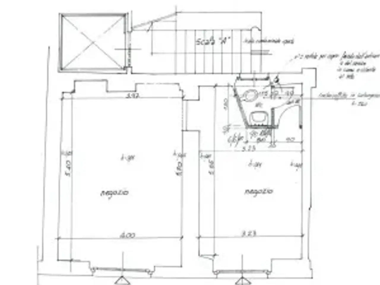 Negozio in Via San Dalmazzo 7, Torino, {3} - Planimetria 1