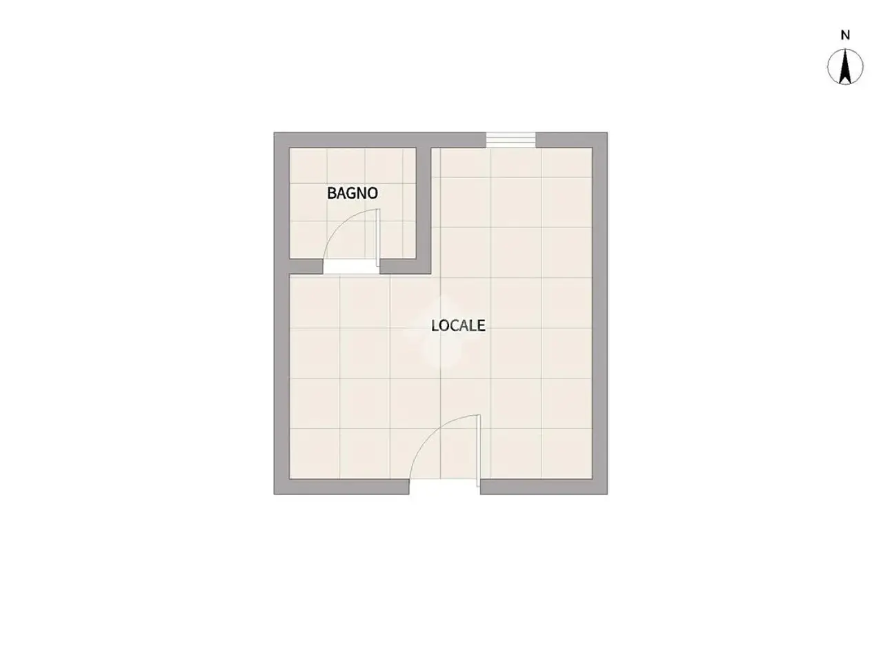 Negozio in Corso Chiaiano 50, Napoli, {3} - Planimetria 1