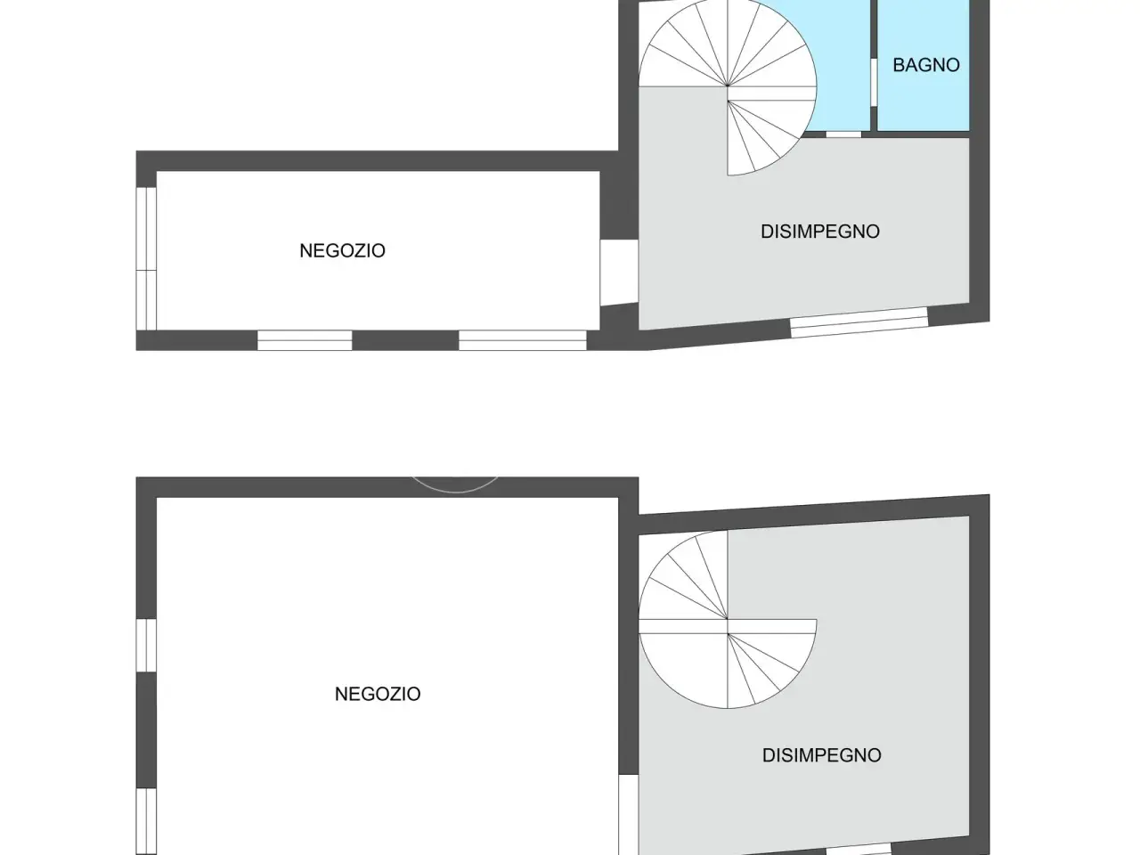 Negozio in Via Jacopo Bossolaro, Pavia, {3} - Planimetria 1