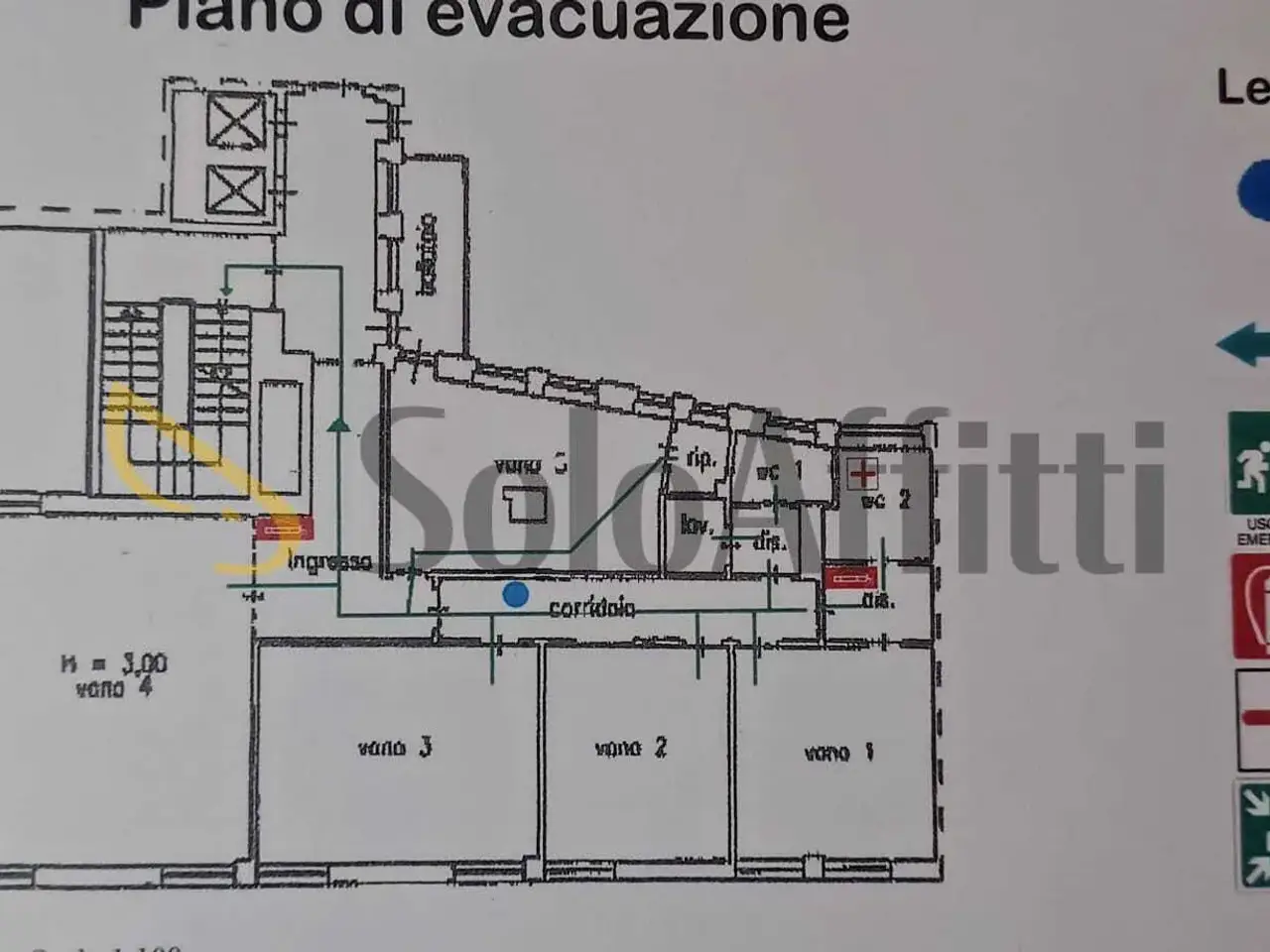 Ufficio in Corso Sicilia 64a, Catania, {3} - Planimetria 1