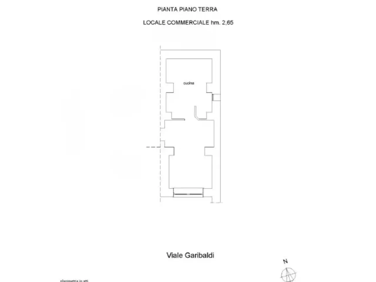 Ristorante in Viale Giuseppe Garibaldi, Trevignano Romano, {3} - Planimetria 1