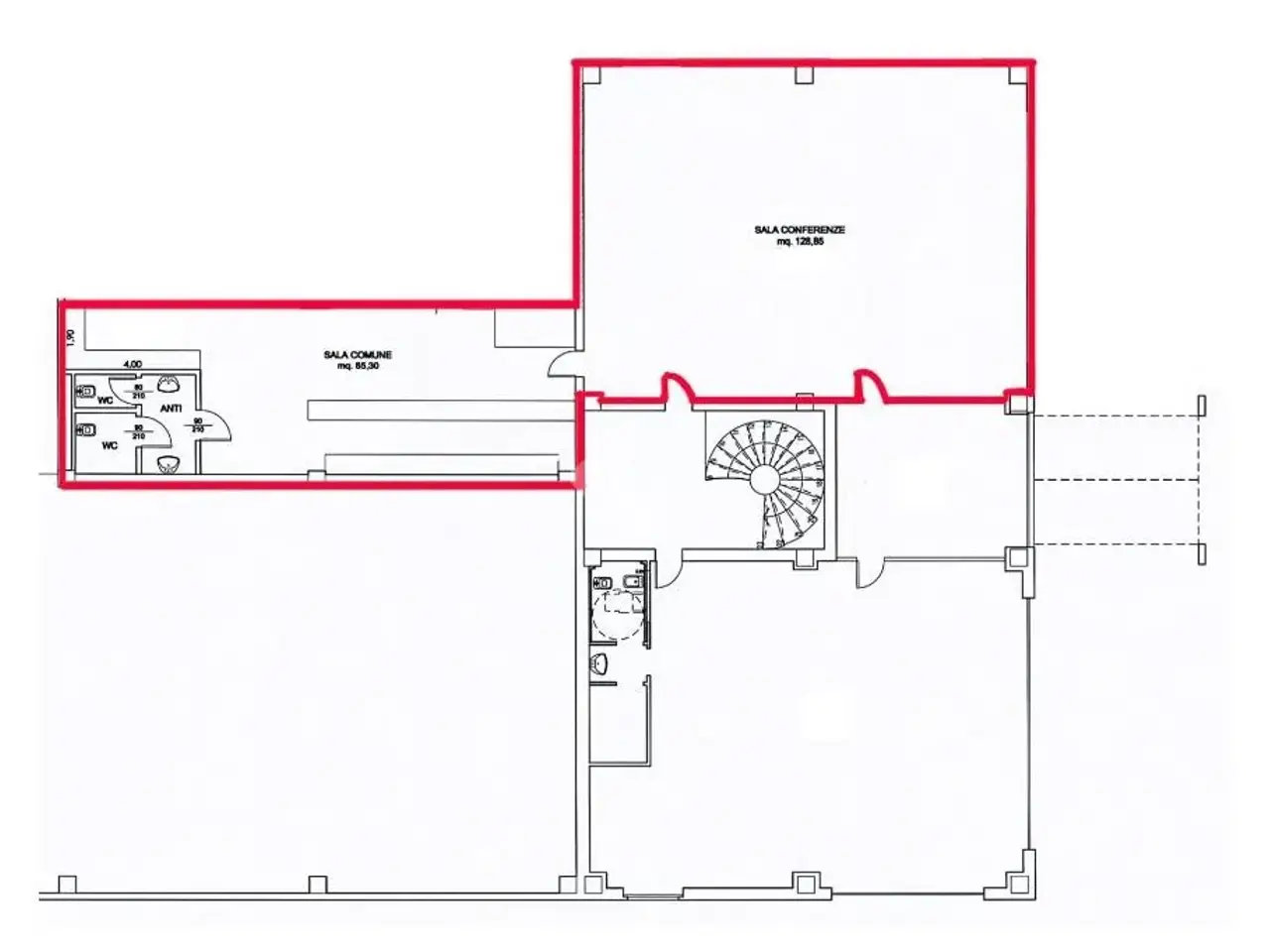 Ufficio in Via Rosario 42, Polpenazze del Garda, {3} - Planimetria 1