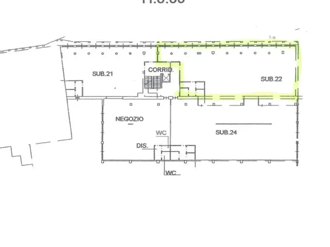 Ufficio in Corso Moncenisio 63, Rosta, {3} - Planimetria 1