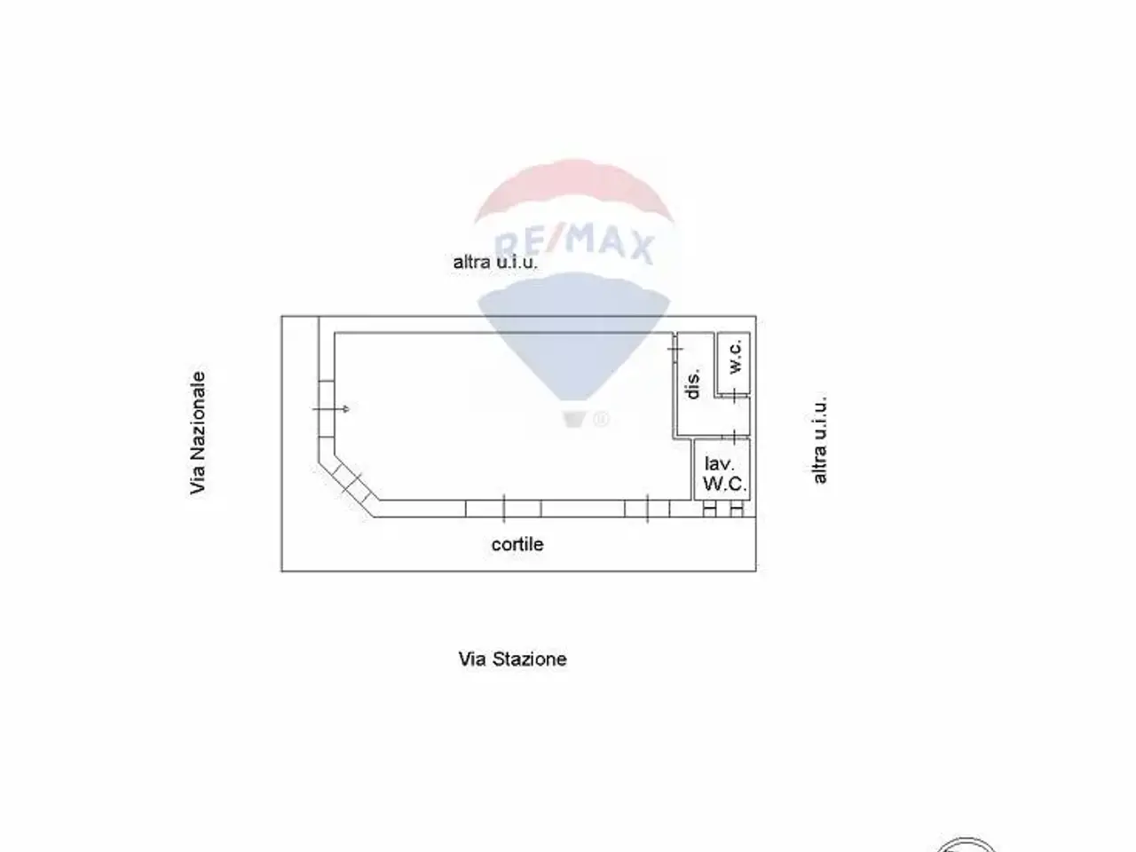 Negozio in Via Nazionale 146, Acireale, {3} - Planimetria 1