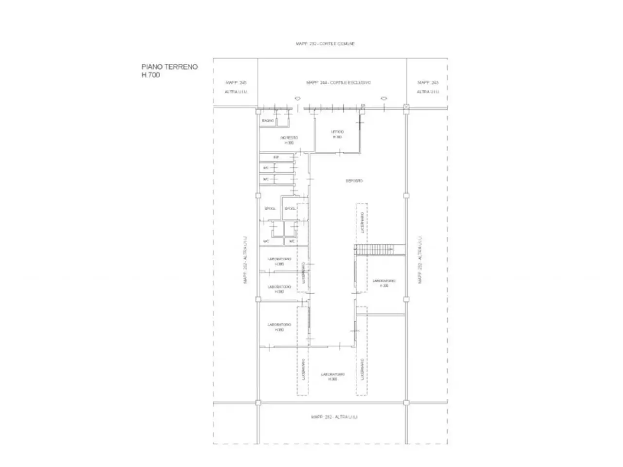 Capannone in Loc. Cascina Sega, N. 9, Ozzero, {3} - Planimetria 1