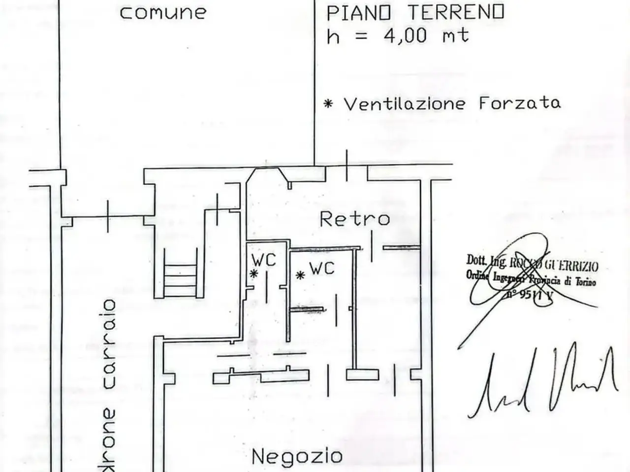 Negozio in Via San Paolo 16, Torino - Planimetria 1